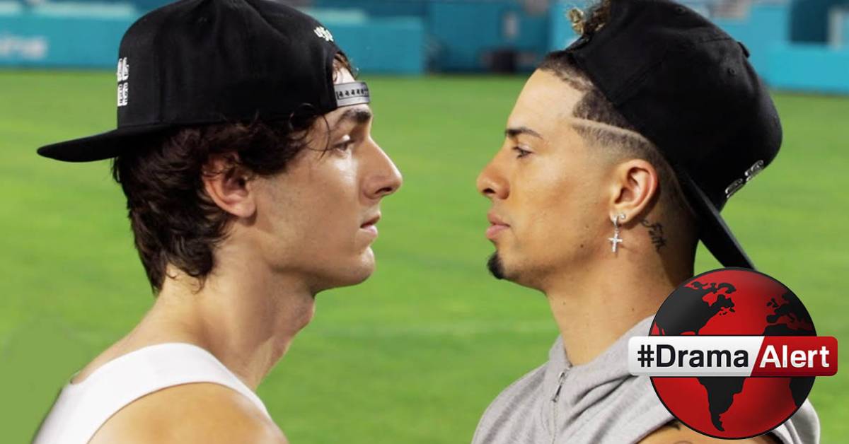 Bryce Hall and Austin McBroom face to face